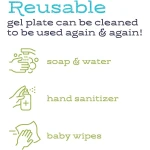 Gel Press Printing Plate 3x5" płyta żelowa do monotypii 7,6x12,7cm