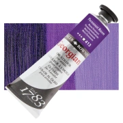 Daler-Rowney Georgian – farba olejna 38 ml, 413 Permanent Mauve – tubka na tle koloru