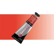 Daler-Rowney Georgian – farba olejna 38 ml, 502 Cadmium Red Hue – tubka na tle koloru