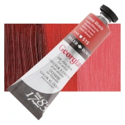 Daler-Rowney Georgian – farba olejna 38 ml, 515 Alizarin Crimson – tubka na tle koloru