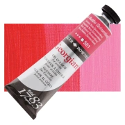 Daler-Rowney Georgian – farba olejna 38 ml, 561 Rose Madder – tubka na tle koloru