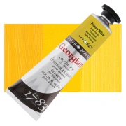 Daler-Rowney Georgian – farba olejna 38 ml, 627 Primary Yellow – tubka na tle koloru