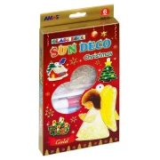 AMOS Sun Deco Christmas – zestaw 6 farb i 6 witrażyków