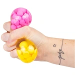 Tobar Scrunchems – gniotek piłeczka ASMR z kuleczkami – 1 sztuka, mix kolorów