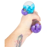 Tobar Scrunchems – gniotek piłeczka ASMR z kuleczkami – 1 sztuka, mix kolorów