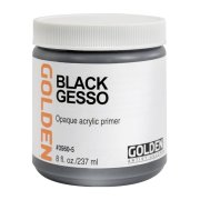 Golden Acrylics BLACK GESSO 237 ML