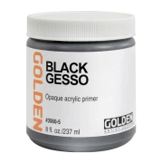 Golden Acrylics BLACK GESSO 237 ML