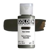 Golden Fluid Acrylics: 2350 Raw Umber 30ml