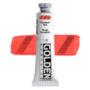 Golden Heavy Body Acrylics: 4650 Fluorescent Red 59ml