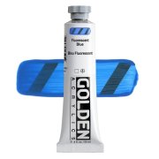 Golden Heavy Body Acrylics: 4605 Fluorescent Blue 59ml