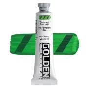 Golden Heavy Body Acrylics: 1250 Permanent Green Light 59ml