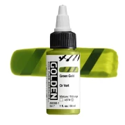 Golden High Flow Acrylics: 8528 Green Gold 30ml