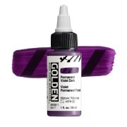 Golden High Flow Acrylics: 8536 Permanent Violet Dark 30ml