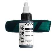 Golden High Flow Acrylics: 8550 Turquoise (Phthalo) 30ml