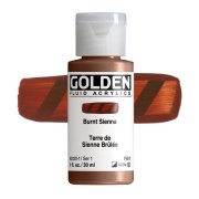 Golden Fluid Acrylics: 2020 Burnt Sienna 30ml