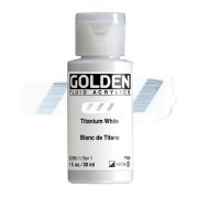 Golden Fluid Acrylics: 2380 Titanium White 30ml