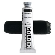 Golden Heavy Body Acrylics: 1040 Carbon Black 59ml