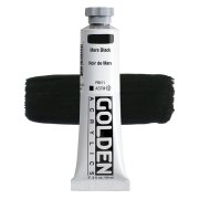 Golden Heavy Body Acrylics: 1200 Mars Black 59ml