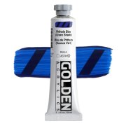 Golden Heavy Body Acrylics: 1255 Phthalo Blue (Green Shade) 59ml