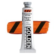 Golden Heavy Body Acrylics: 1385 Transparent Red Iron Oxide 59ml