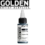 Golden High Flow Acrylics: 8550 Turquoise (Phthalo) 30ml
