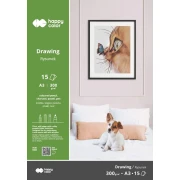 HAPPY COLOR BLOK Drawing A3, 300g, 15 arkuszy