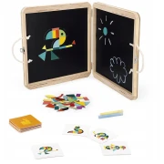 JANOD UKŁADANKA MAGNETYCZNA W DREW. WALIZCE