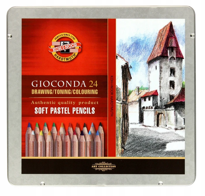 KOH-I-NOOR GIOCONDA PASTELE W OŁÓWKU 8828 24 SZTUK