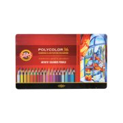Koh-I-Noor Kredki Polycolor 36 kol. metalowe pudełko