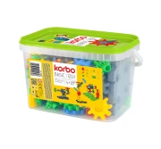 KORBO Basic 120 – klocki konstrukcyjne, 120 elementów