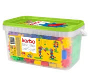 KORBO Basic 180 – klocki konstrukcyjne, 180 elementów
