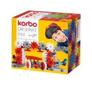 KORBO Car Service 119 – klocki konstrukcyjne, 119 elementów
