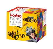 KORBO Machine 61 – klocki konstrukcyjne, 61 elementów