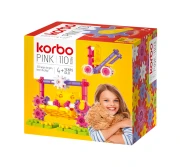 KORBO Pink 110 – klocki konstrukcyjne, 110 elementów