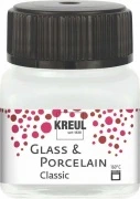 KREUL Glass & Porcelain Classic – kremowa biel, 20 ml