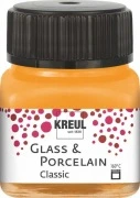 KREUL Glass & Porcelain Classic – pomarańczowy, 20 ml