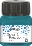 KREUL Glass & Porcelain Clear – turkusowy, 20 ml