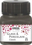 KREUL Glass & Porcelain Classic – ciemnobrązowy, 20 ml