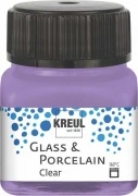 KREUL Glass & Porcelain Clear – liliowy, 20 ml
