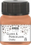 KREUL Glass & Porcelain Chalky – Terracotta Earth, 20 ml