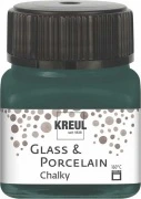 KREUL Glass & Porcelain Chalky – Cottage Green, 20 ml