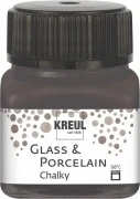 KREUL Glass & Porcelain Chalky – Volcanic Gray, 20 ml