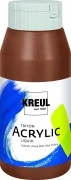 KREUL Triton Acrylic Liquid – ciemny brąz tlenkowy, 750 ml