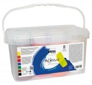KREUL Triton Acrylic Liquid Powerpack – zestaw 8 × 750 ml