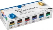 KREUL Metallic Basic – zestaw 6 kolorów