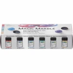 KREUL Magic Marble Metallic – zestaw 6 × 20 ml