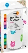 Opakowanie – KREUL Porcelain Marker Junior – zestaw 12 kolorów