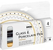 Opakowanie - KREUL Glass & Porcelain Pen Glamour 4szt