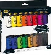 Opakowanie – KREUL SOLO GOYA Acrylic – zestaw 16 × 20 ml