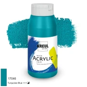 KREUL Triton Acrylic Liquid – błękit turkusowy, 750 ml
